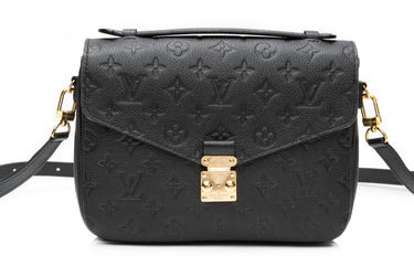 LOUIS VUITTON Black Empreinte Pochette Metis Crossbody Bag