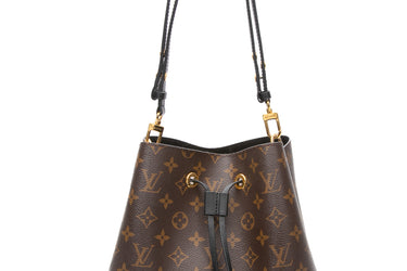 LOUIS VUITTON Black Monogram Neonoe MM