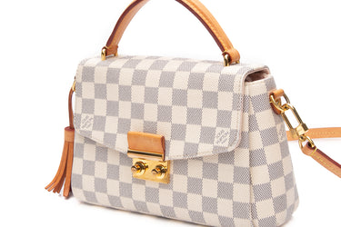 LOUIS VUITTON Damier Azur Croisette Crossbody Bag