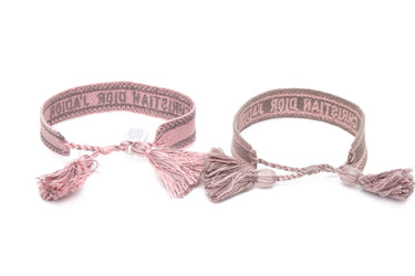 CHRISTIAN DIOR 21S Light Pink & Grey J'Adior Bracelet Set (New)