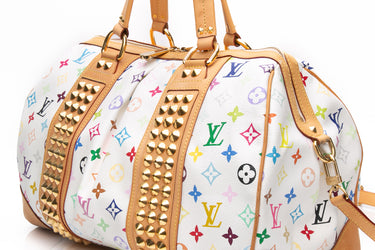 LOUIS VUITTON White Monogram Multicolor Courtney GM