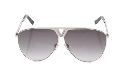 LOUIS VUITTON Tonca Silver Aviator Sunglasses