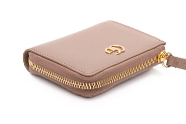 GUCCI GG Marmont Beige Zippy Around Compact Mini Wallet