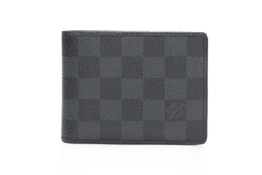 LOUIS VUITTON Damier Graphite Canvas Slender Wallet