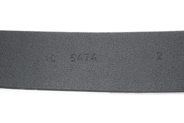 PRADA Milano Buckle Black Leather Belt 30/75