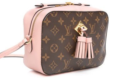 LOUIS VUITTON Rose Poudre Monogram Saintonge Crossbody Bag