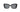 CHANEL Black Acetate Strass Square Sunglasses