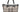 BURBERRY Black White Grey Megacheck Tote Bag