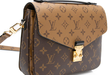 LOUIS VUITTON Reverse Monogram Pochette Metis Crossbody