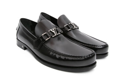 LOUIS VUITTON Black Men’s Major Loafers 10 (New)