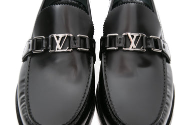 LOUIS VUITTON Black Men’s Major Loafers 10 (New)