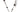 CHANEL Ruthenium Black and Grey Faux Pearl CC Necklace