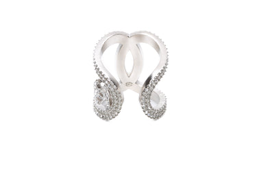 CHANEL Strass CC Ring 6
