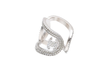 CHANEL Strass CC Ring 6