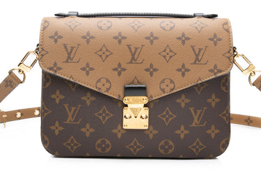 LOUIS VUITTON Reverse Monogram Pochette Metis Crossbody