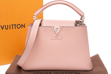 LOUIS VUITTON Magnolia Taurillon Capucines BB