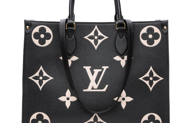 LOUIS VUITTON Bicolor Empreinte Monogram Onthego MM