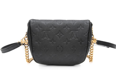 LOUIS VUITTON Black Empreinte Mini Bumbag
