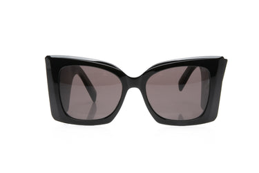 SAINT LAURENT Black Blaze Acetate Sunglasses