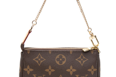 LOUIS VUITTON Monogram Mini Pochette Accessoires