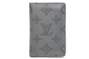 LOUIS VUITTON Anthracite Grey Monogram Shadow Pocket Organizer