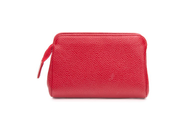 CHANEL Vintage Red Caviar Leather Timeless CC Small Pouch