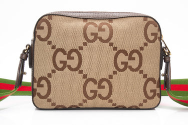 GUCCI GG Jumbo Messenger Crossbody Bag