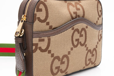 GUCCI GG Jumbo Messenger Crossbody Bag