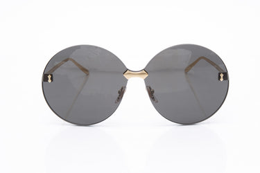 GUCCI Black and Gold Detail Sunglasses