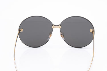 GUCCI Black and Gold Detail Sunglasses