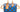 LOUIS VUITTON Blue Damier Pop Speedy Bandouliere 25