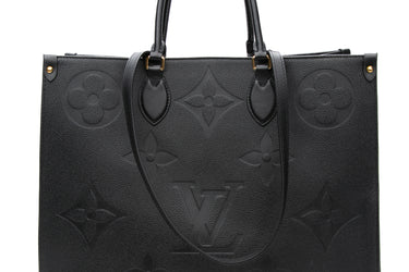 LOUIS VUITTON Black Empreinte OnTheGo GM