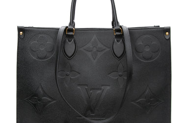 LOUIS VUITTON Black Empreinte OnTheGo GM