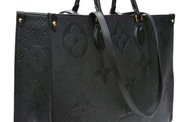 LOUIS VUITTON Black Empreinte OnTheGo GM