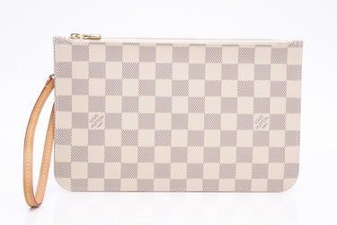 LOUIS VUITTON Damier Azur Wristlet (New)