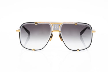 DITA Mach Five Matte Black Yellow Gold Sunglasses (New)