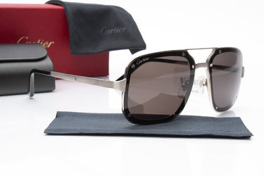 CARTIER Pilot Silver Sunglasses (New)