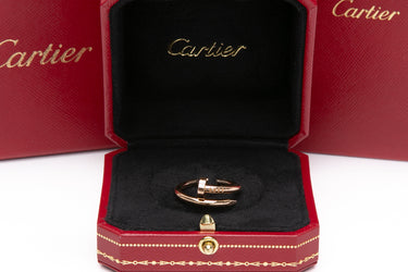 CARTIER 18k Yellow Gold Juste Un Clou Ring Size 55