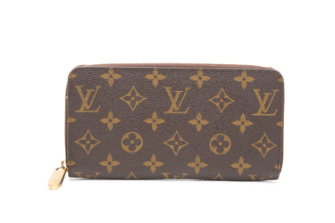 LOUIS VUITTON Zippy Monogram Brown Wallet