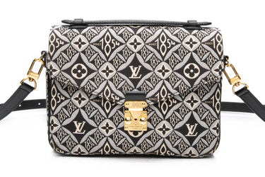 LOUIS VUITTON Grey Jacquard Since 1854 Pochette Metis Crossbody Bag