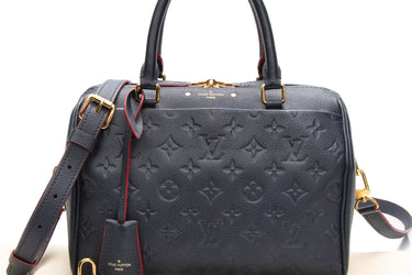 LOUIS VUITTON Empreinte Marine Rouge NM Bandoulière Speedy 25