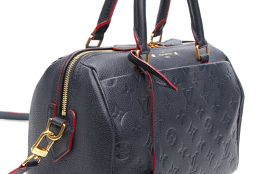 LOUIS VUITTON Empreinte Marine Rouge NM Bandoulière Speedy 25