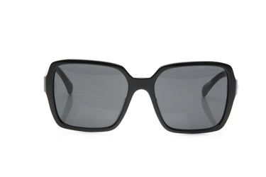 CHANEL Black Square Acetate Sunglasses (New)