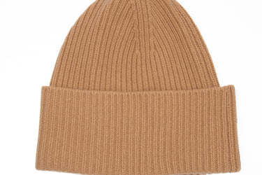 LOUIS VUITTON Camel Headline Beanie Winter Hat