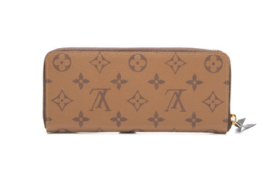 LOUIS VUITTON Monogram Reverse Clemence Wallet