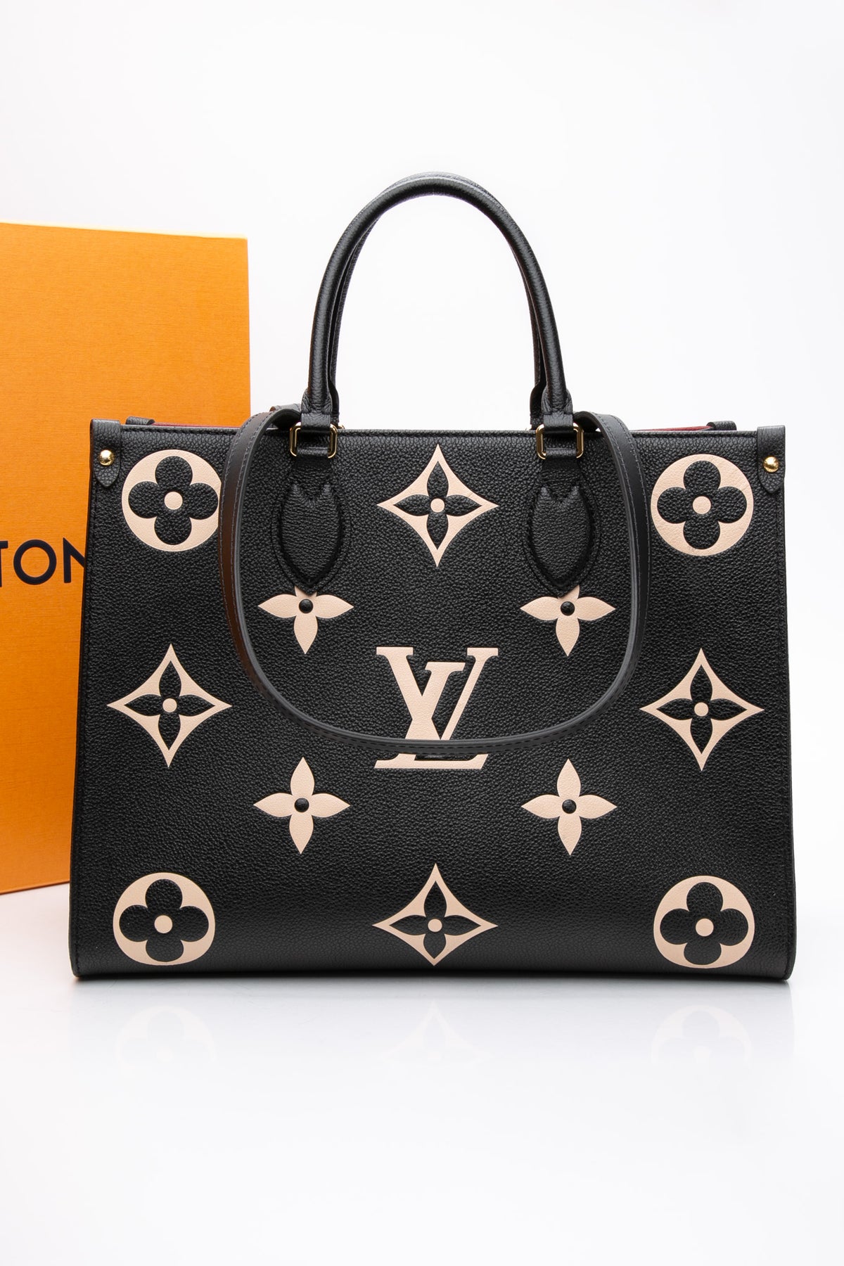 LOUIS VUITTON Bicolor Empreinte Monogram Onthego MM – Luxury Labels