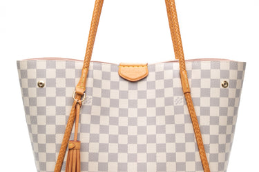 LOUIS VUITTON Damier Azur Rose Ballerine Propriano Shoulder Bag