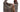 BURBERRY Brown Smoked Check Canvas Chain Large Hobo Bag