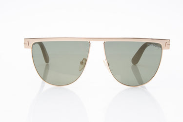 TOM FORD Stephanie 02 Shiny Gold Grey Sunglasses