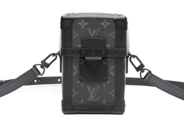 LOUIS VUITTON Black Monogram Eclipse Vertical Trunk Wearable Wallet